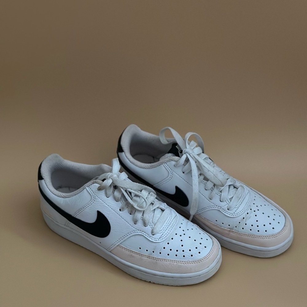 Nike White and Black Athletic Shoes